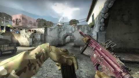 [PREVIEW] Basildoom CS:GO M4A4 - Preview "M4 Tech Camo 23" from Call of duty Online