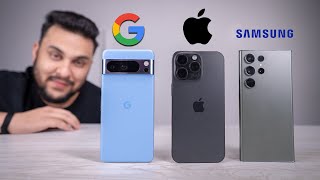 The 2023 KING ? - iPhone 15 Pro Max vs Samsung S23 Ultra vs Google Pixel 8 Pro