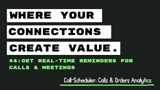 Get Real-Time Notifications for Calls & Meetings | Call Scheduler App – Smart Reminders & Callbacks