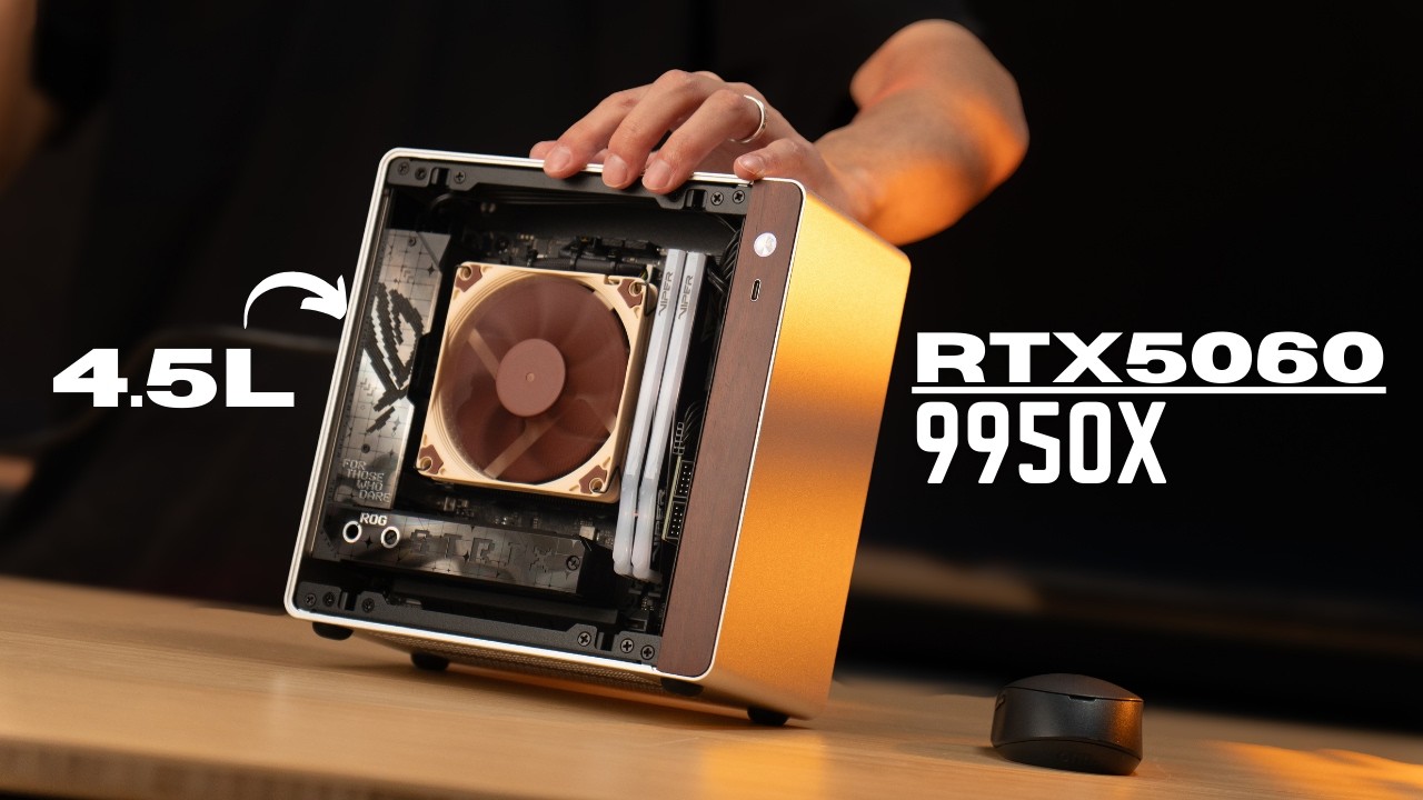 How Much Power Fits in 4.5 Liters? Jonsbo NV10 PC Build