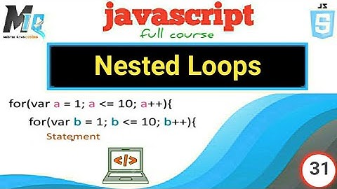 Nested Loops in javascript ||  in urdu hindi tutorial beginners