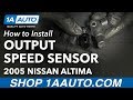 How to Replace Automatic Transmission Output Revolution Speed Sensor 2002-06 Nissan Altima