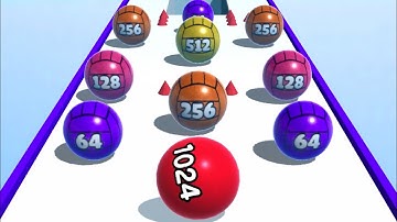 Ball Merge 2048 ! All Levels Gameplay Walkthrough Android, iOS