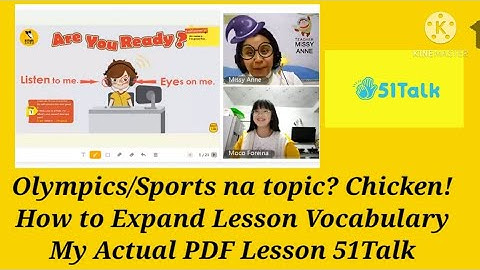EXPANDING VOCABULARY - Actual PDF Class - Olympics - 51Talk