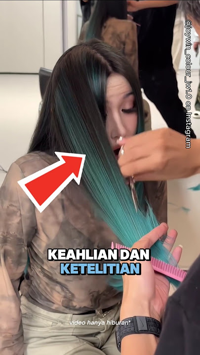 Gadis ini Mendapatkan Potongan Rambut Terbaik ♥️ #shorts