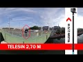 TELESIN Perche télescopique ultra longue 2,70 m pour Insta360 One X GoPro Max, Osmo Action Amazon