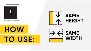 MLC PowerPoint Add-in: SAME HEIGHT + SAME WIDTH