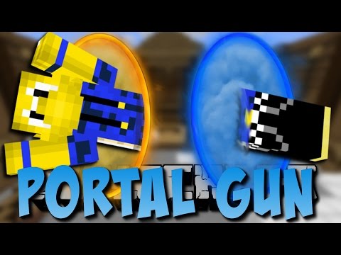 Minecraft PORTAL GUN MOD (Portale, Turrets, und mehr) [Deutsch]