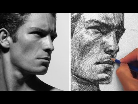 https://uniquecreations.design/pencil-on-paper/how-to-draw-faces/11/19/2018/?utm_source=social&utm_medium=pinterest&utm…  | Male face drawing, Face drawing, Sketches