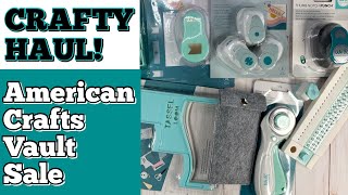 CRAFTY HAUL TIME! AMERICAN CRAFTS VAULT SALE HAUL | WE R MEMORY KEEPERS