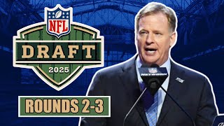 2025 NFL Draft | Live Rounds 2-3 Coverage and Reaction