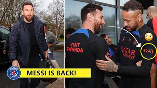 🐐Messi Is Back At Psg After World Cup Celebrations!