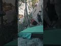 Crazy climbing fall | Ethan Pringle and Michael Mawem #shortsvideo #bouldering #falling #climbing