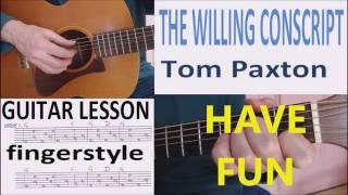 Watch Tom Paxton The Willing Conscript video