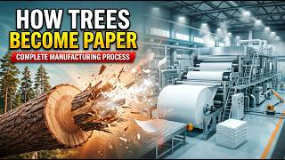 How Trees Become Paper | Complete Manufacturing Process Explained