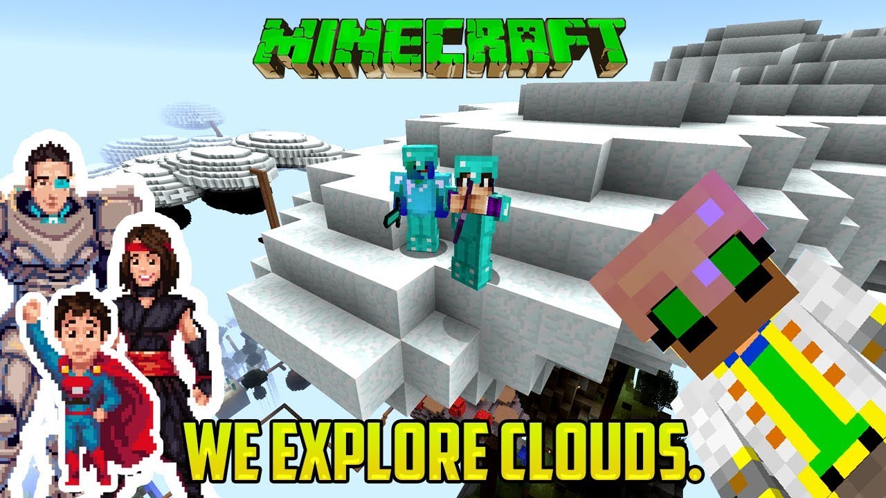 Minecraft: BUILDING TO THE CLOUDS! Sky Megalith #8!