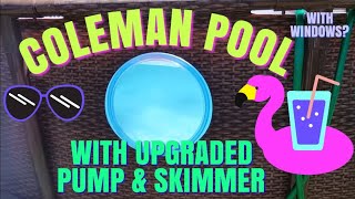 We love this pool! did upgrade the pump so i cannot give a fair review
of that but as far metal frame and liner, it's holding up great, looks
aweso...