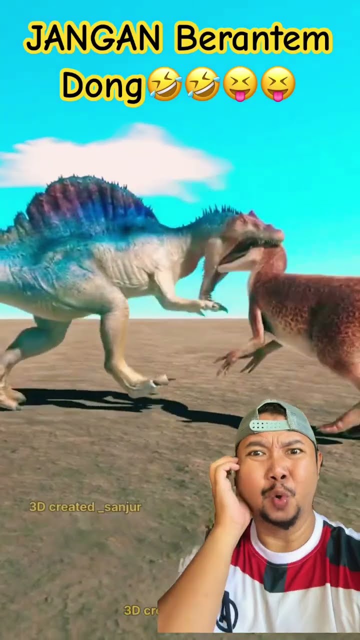 DINO JANGAN BERANTEM DONG!!!?? #dinosaur #jurassicworld #jurassicpark #vfx #shortsvideos #shorts