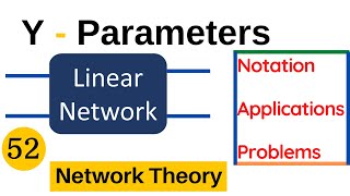 Y−Parameters (or) Admittance Parameters