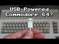 Powering a C64 with a USB Power Bank