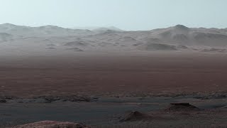 Curiosity at Martian Scenic Overlook