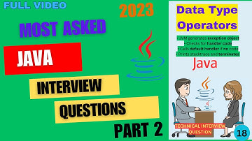 19 Most asked Core JAVA Interview Questions | PART 2 | Freshers and Experienced | java tutorial