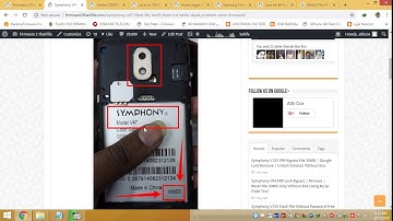 Symphony V47 Flash File HW03 After Flash LCD White Dead Problem Done Firmware