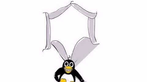 that penguin got some talent !!!