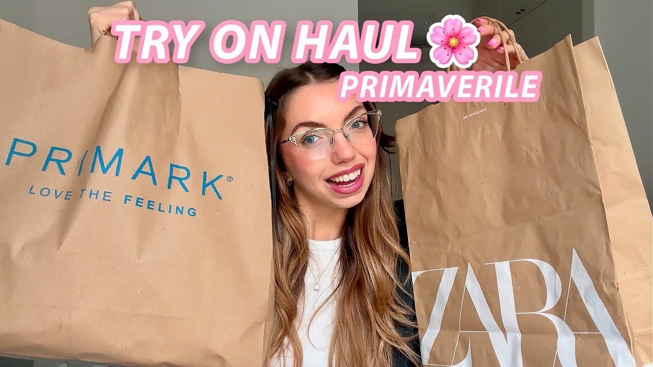 TRY ON HAUL PRIMAVERILE di cose che sto amandooo 🌸🌷🌼 PRIMARK, ZARA & more