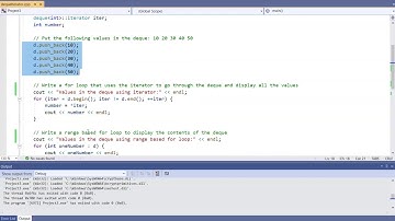 Iterator and Range Based For Loop