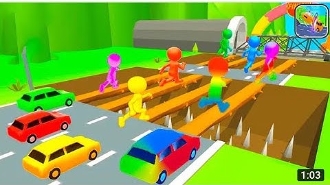 Shape- shifting Gameplay All Levels Gamepley iOs, Android Mobile Walkthrough Stick Run Max Level NWU