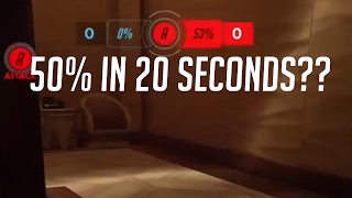 Capure point % goes 0-100 real quick and gets stuck at 100%! Glitch