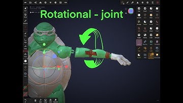 how to: rotational joints in Nomad sculpt for 3d printing figures