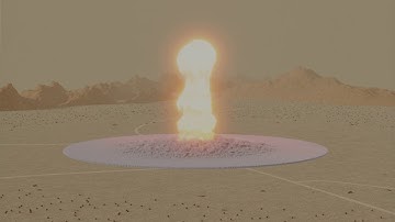 Nuclear Explosion - Blender Simulation
