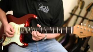 Video thumbnail of "Ballad Blues Guitar Solo with a Fender Blues Junior"