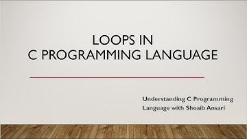 Introduction to loops | C Programming | Intellect Coding | Shoaib Ansari