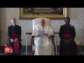 El Papa a la Diaconie de la beauté: Hagan soñar a las personas para que aspiren a una vida plena
