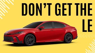 2025 Camry LE vs SE - Just Get The SE - Here's Why!