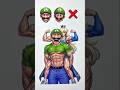 Super Mario Galaxy Luigi Creative Paper Puzzle Game #luigi #papercraft #art