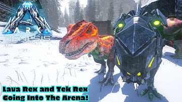 Raising Up My X Rex And Tek Rex Army! Ark Genesis Part 34
