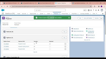 Configurable Bundles in Salesforce CPQ Use Product Options to Construct Bundles