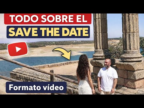 How to make a WEDDING SAVE THE DATE | VIDEO FORMAT 💚💚💚💚💚