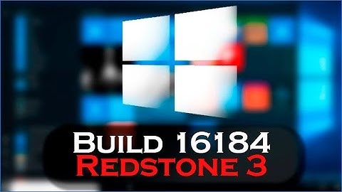 #Dissecando o Windows 10 Build 16184 (Redstone 3) | MyPeople, Project Neon, Energia e Mais! [PT-BR]