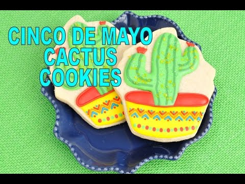 CINCO DE MAYO CACTUS COOKIES, HANIELA&rsquo;S