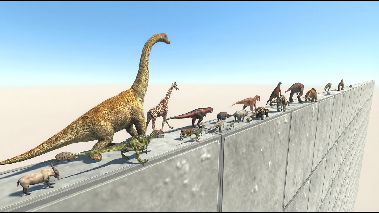 Who Has Better Balance? - Dinosaurs or Animals | Simulator Challenge