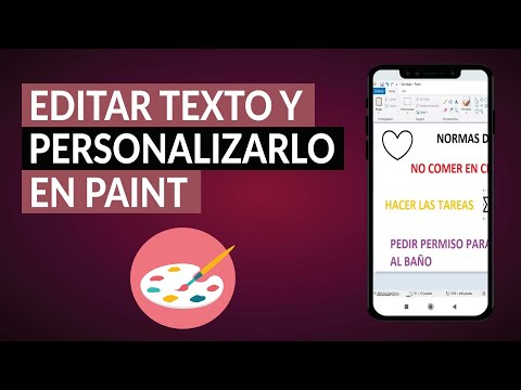 ¿Cómo editar texto y personalizarlo en PAINT? - Tutorial sencillo