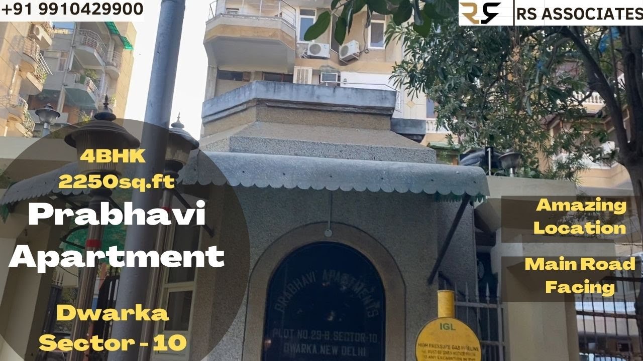 Prabhavi Apartment Sector 10 4bhk Flat in Dwarka Flats For Sale