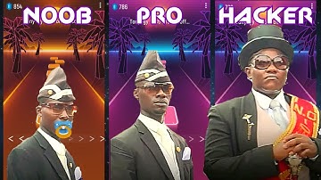 Coffin Dance | Noob vs Pro vs Hacker (Tiles Hop)