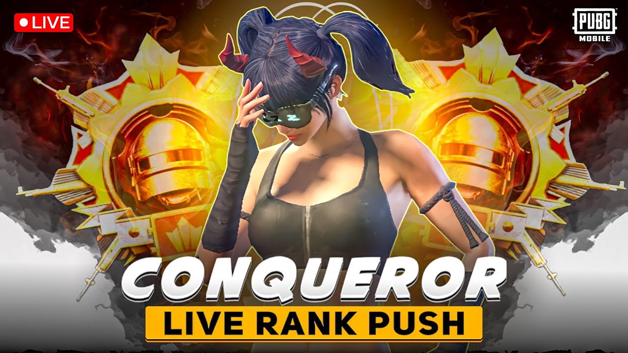 Pubg Mobile Live rank Push | Road To Conqueror | Black Storm Is Live ...