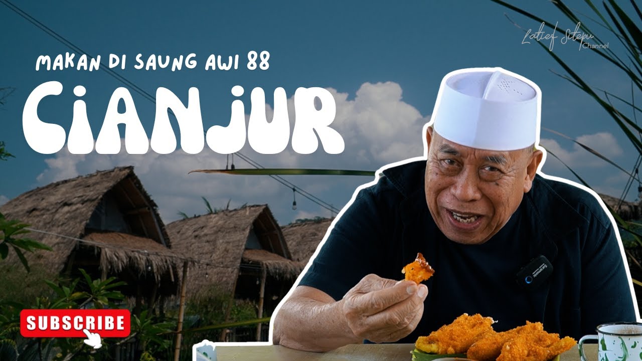 OTW Cianjur, singgah di Saung Awi 88 .. Ada pisang goreng tauco